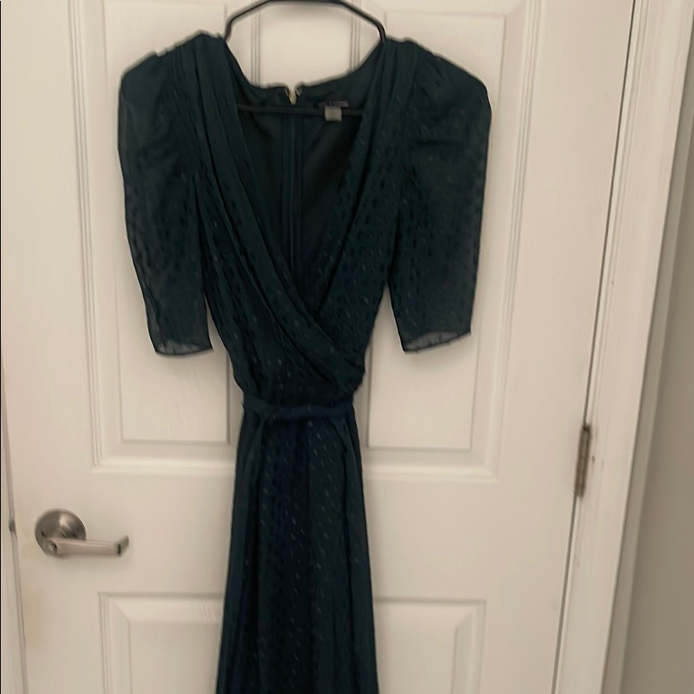 Elegant Dark Green Dress